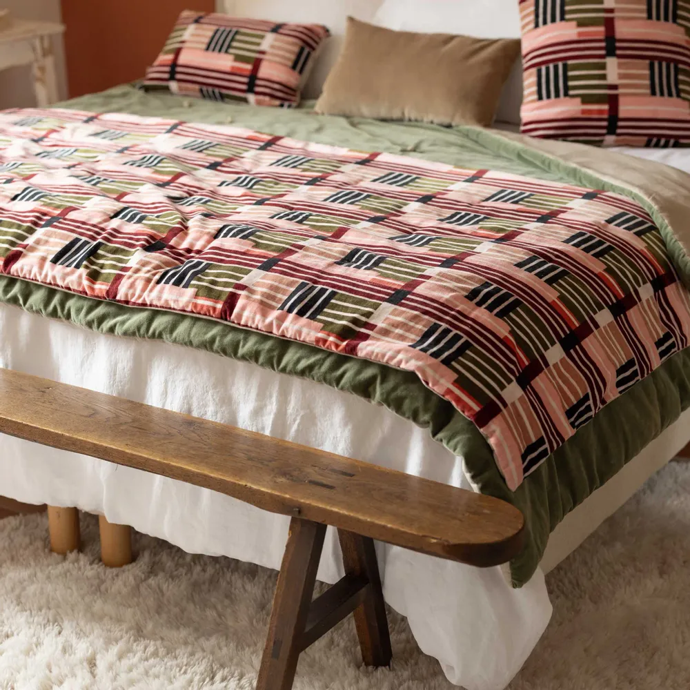 Cushions - Printed Cushion Eren Multico 45 X 45 - MAISON VIVARAISE - SDE VIVARAISE WINKLER