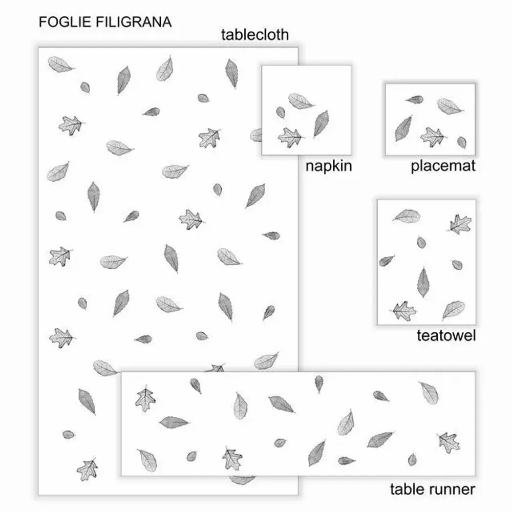 Nappes - FILIGRANA LEAVES - BERTOZZI