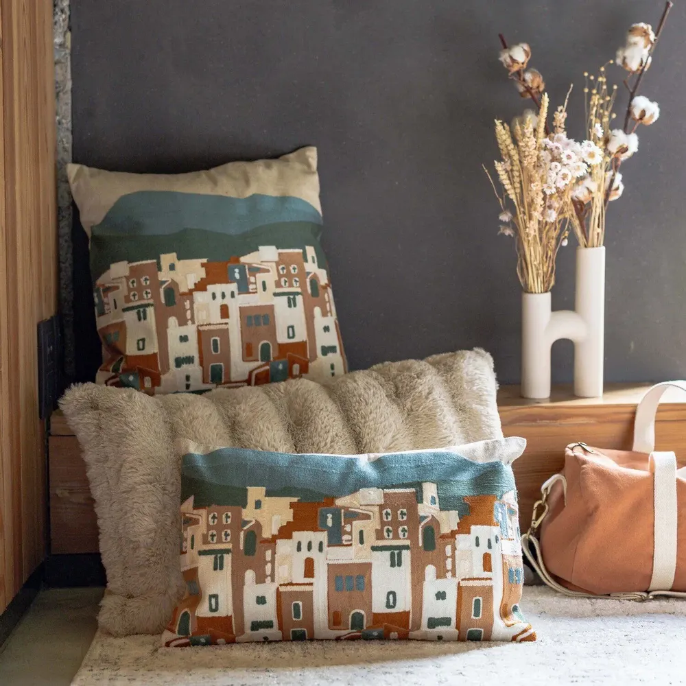 Cushions - Astrid Cushion Naturel 40 X 65 - MAISON VIVARAISE - SDE VIVARAISE WINKLER