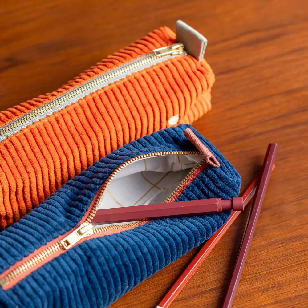 Autres fournitures bureau  - Trousse de bureau Loen Terracotta 6 x 20 x 6 - LA CERISE SUR LE GATEAU