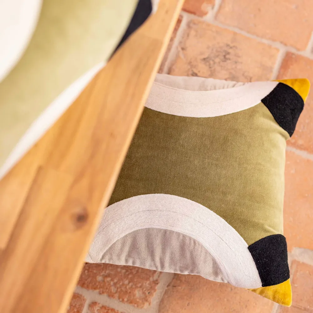 Coussins - Coussin Patou Olive 45 x 45 - MAISON VIVARAISE - SDE VIVARAISE WINKLER