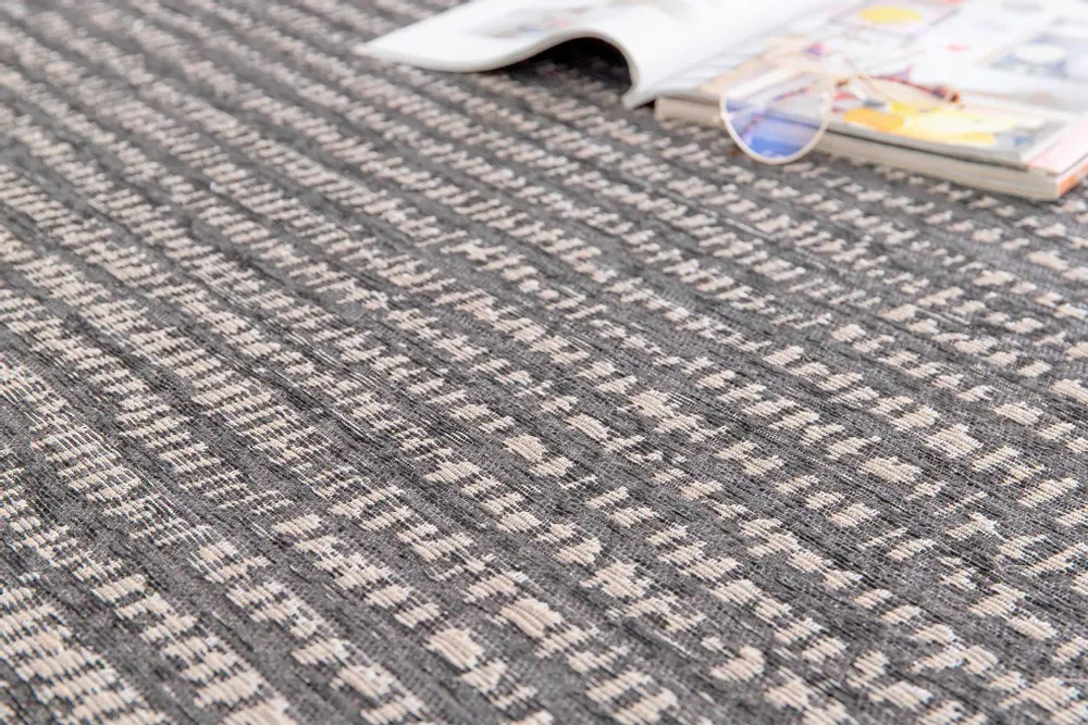 Rugs - Rug Tulla Carbone 200 X 290 X 1 - MAISON VIVARAISE - SDE VIVARAISE WINKLER