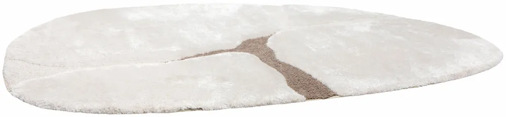 Rugs - Recycled Galet rug Yan Neige 160 X 230 X 2 - MAISON VIVARAISE - SDE VIVARAISE WINKLER