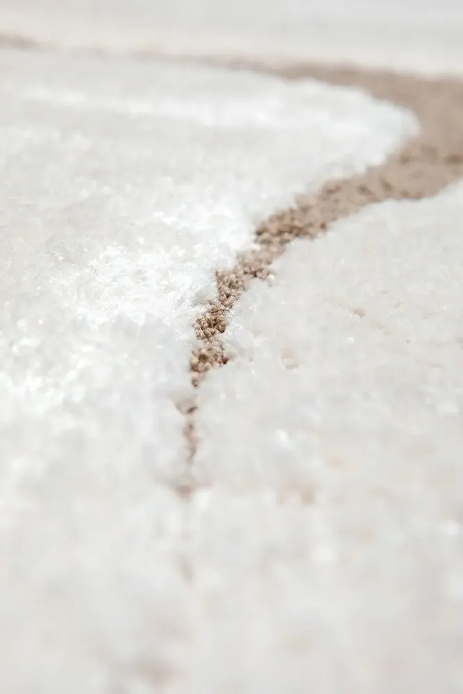 Rugs - Recycled Galet rug Yan Neige 160 X 230 X 2 - MAISON VIVARAISE - SDE VIVARAISE WINKLER