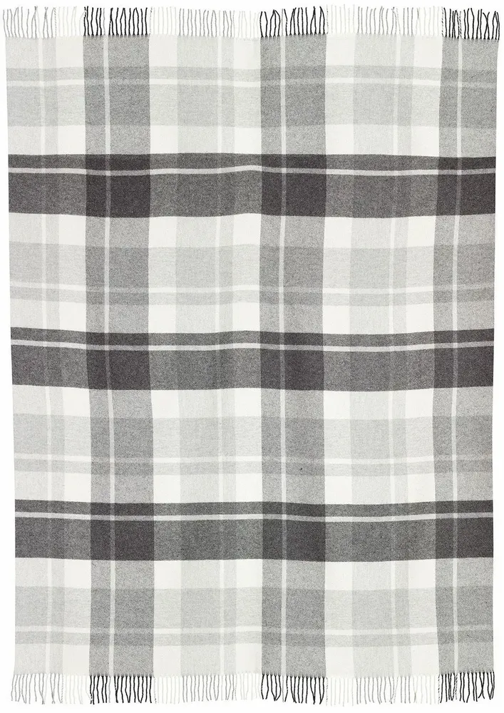 Plaids - Plaid écossais Shona Ombre 140 x 200 - MAISON VIVARAISE - SDE VIVARAISE WINKLER