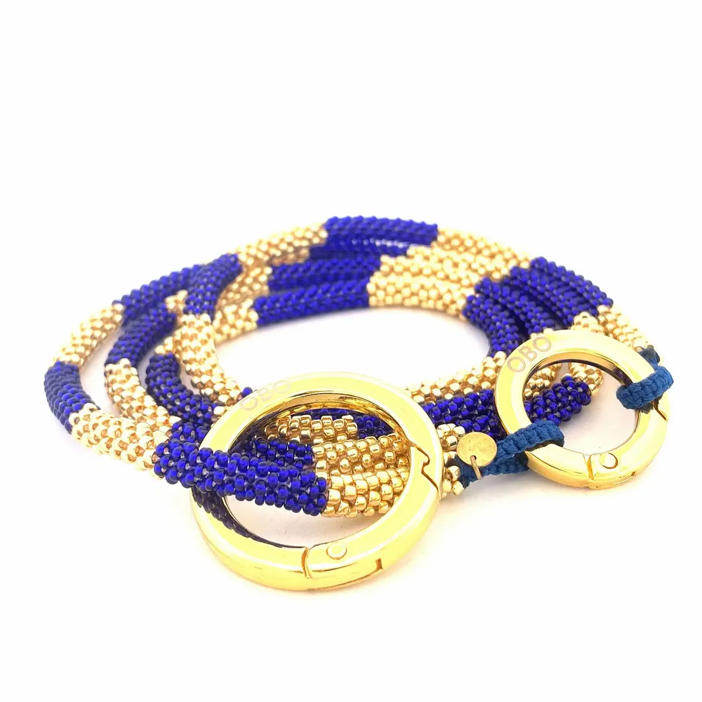 Travel accessories - DUO Key Lanyard – D33 Midnight Gold - OBO
