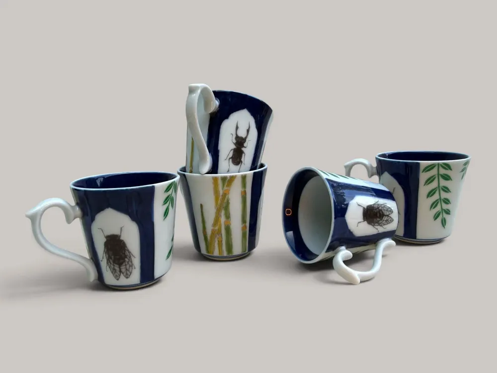 Tasses et mugs - Jérémie Paré-Julien - Porcelaine d'Arita - JOHN MAC CERAMICS