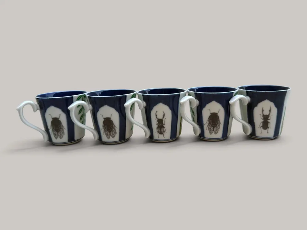 Tasses et mugs - Jérémie Paré-Julien - Porcelaine d'Arita - JOHN MAC CERAMICS