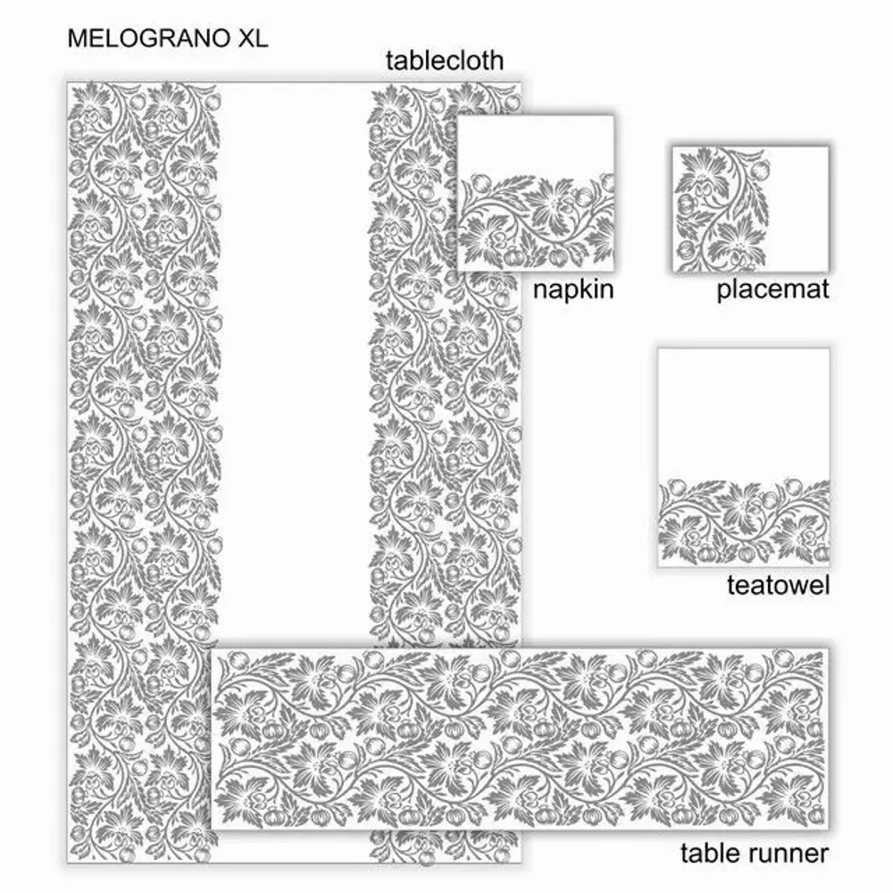 Table cloths - MELOGRANO - BERTOZZI