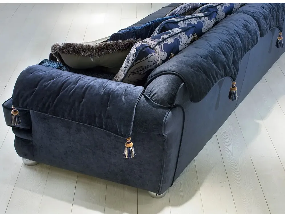 Canapés - CANAPÉ EDUARD GRAND SOFÀ BLUE - SIWA SOFT STYLE HOME