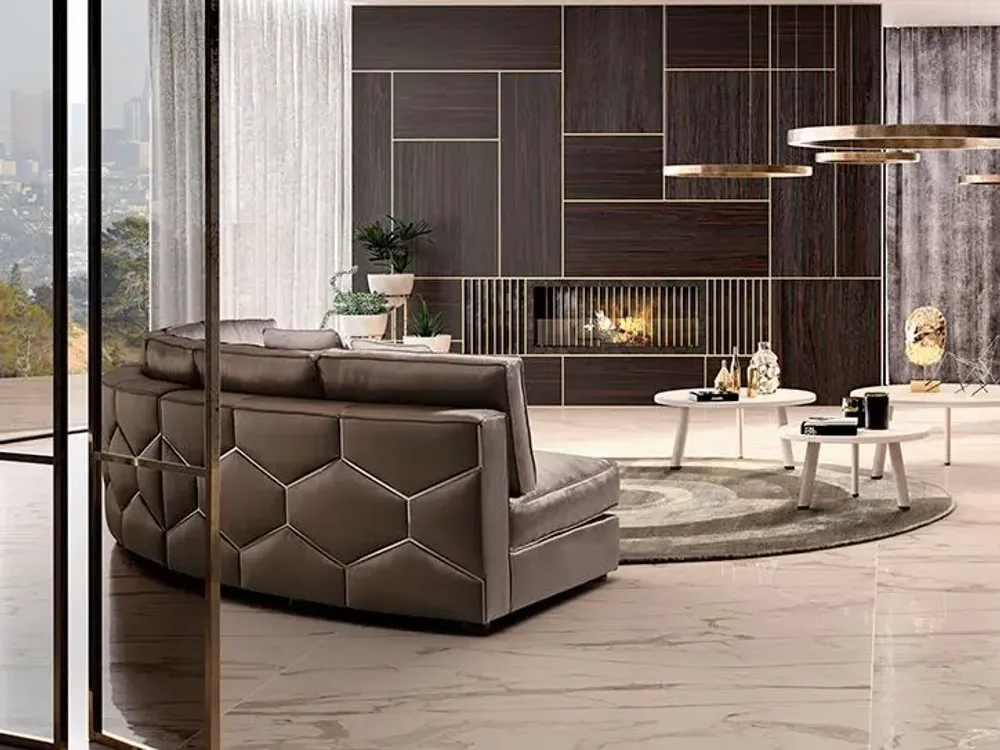 Sofas - DIAMOND CURVED SOFA - SIWA SOFT STYLE HOME