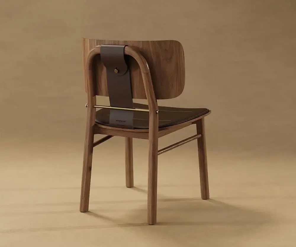 Chairs - Arthur Dining Chair Handmade by Wood Tailors Club - WOOD TAILORS CLUB