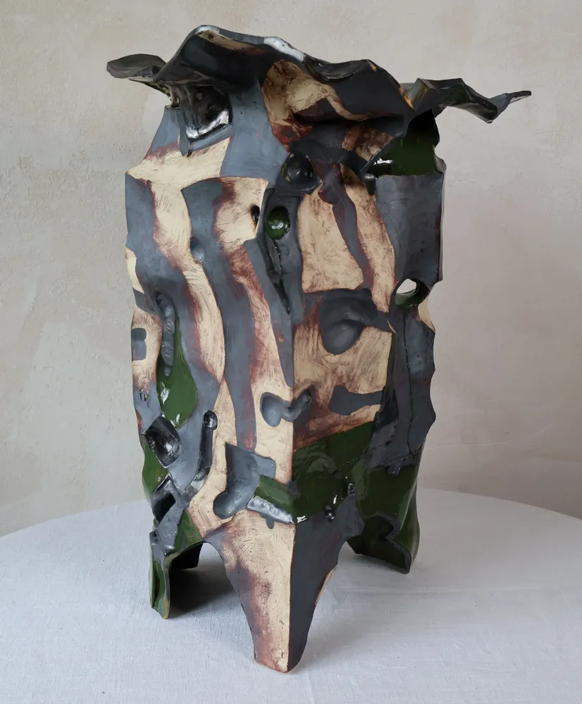Ceramic - Carved Ceramic Vase - WOJCIECH DZIENNIAK ART