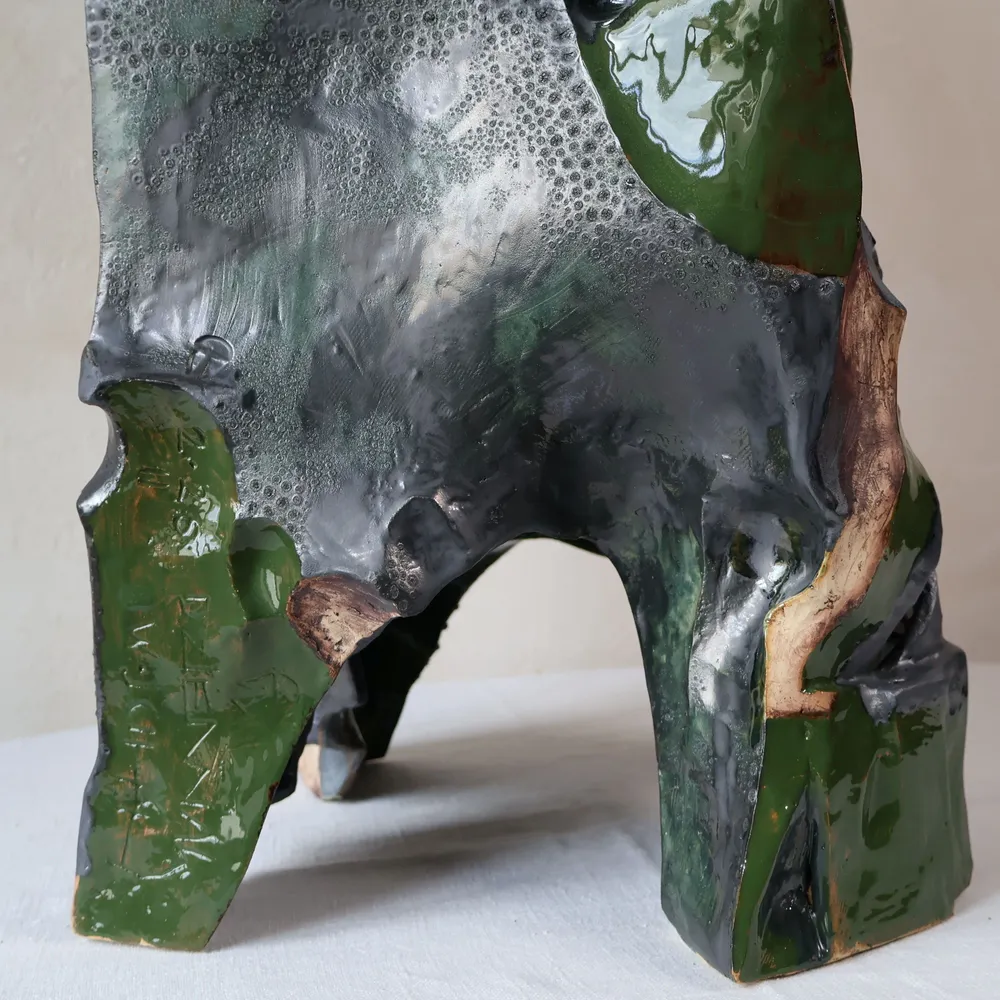 Ceramic - Carved Ceramic Vase - WOJCIECH DZIENNIAK ART