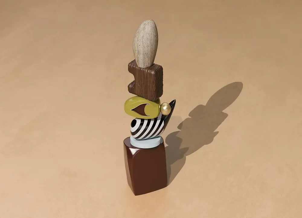 Objets de décoration - Echoes I Totem Handmade by Malabar - MALABAR