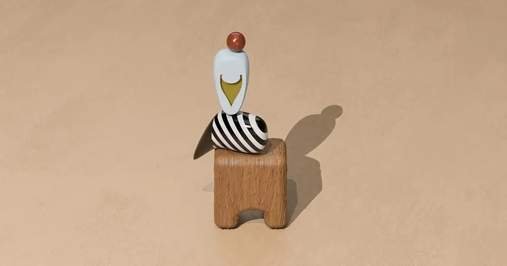 Decorative objects - Echoes III Totem Handmade by Malabar - MALABAR