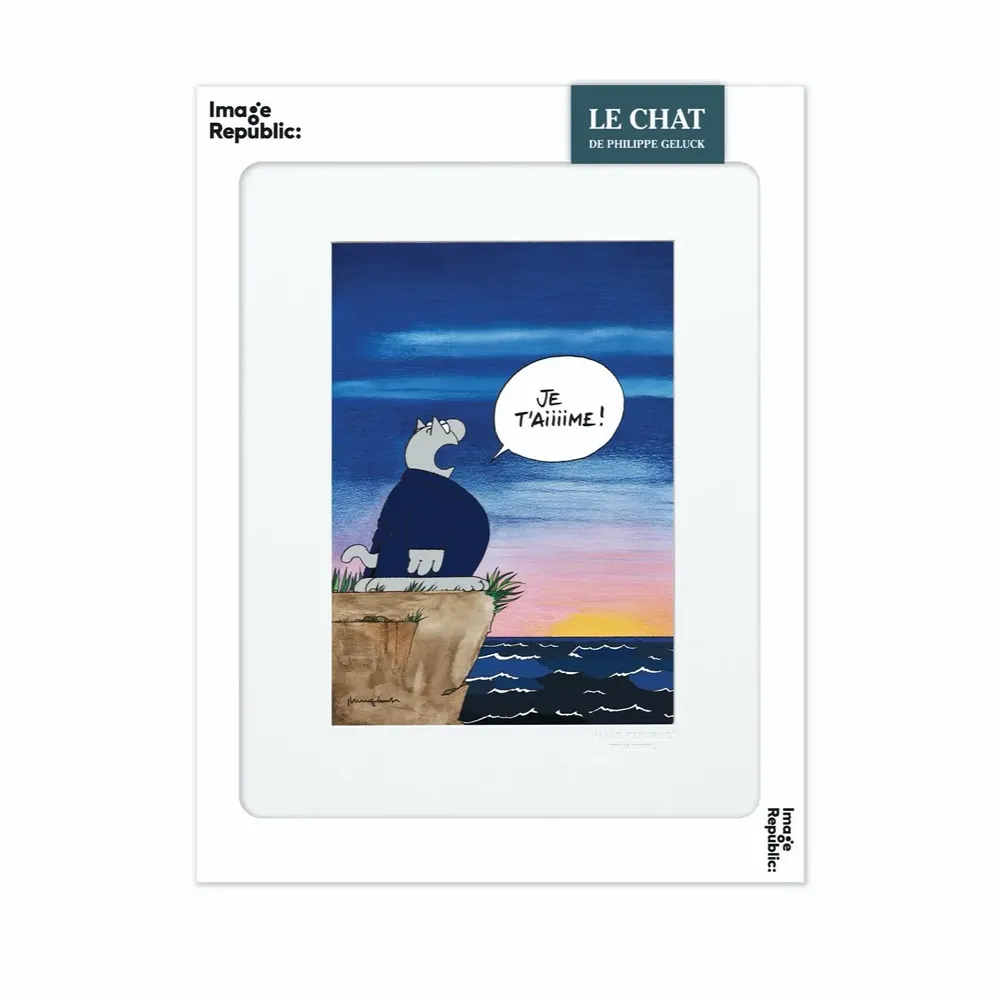 Affiches - Philippe GELUCK Le Chat - IMAGE REPUBLIC