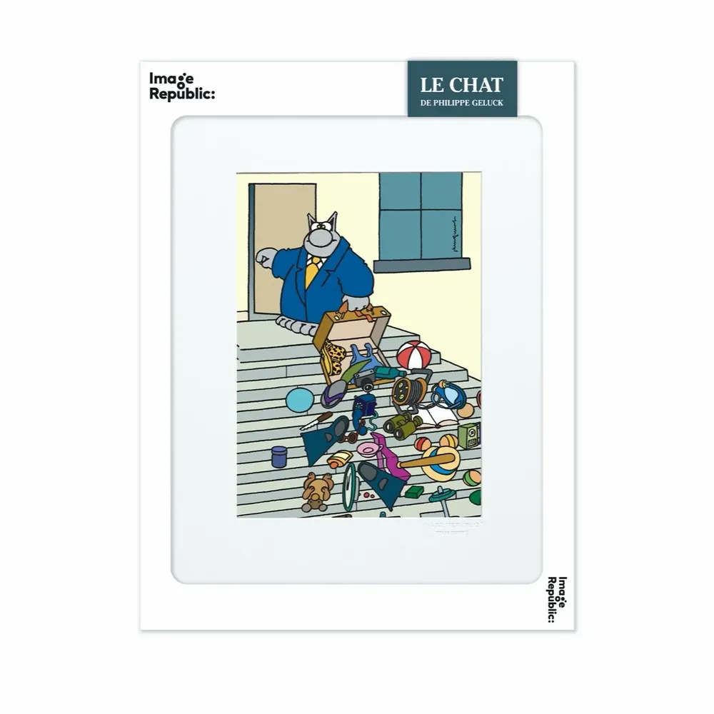 Affiches - Philippe GELUCK Le Chat - IMAGE REPUBLIC
