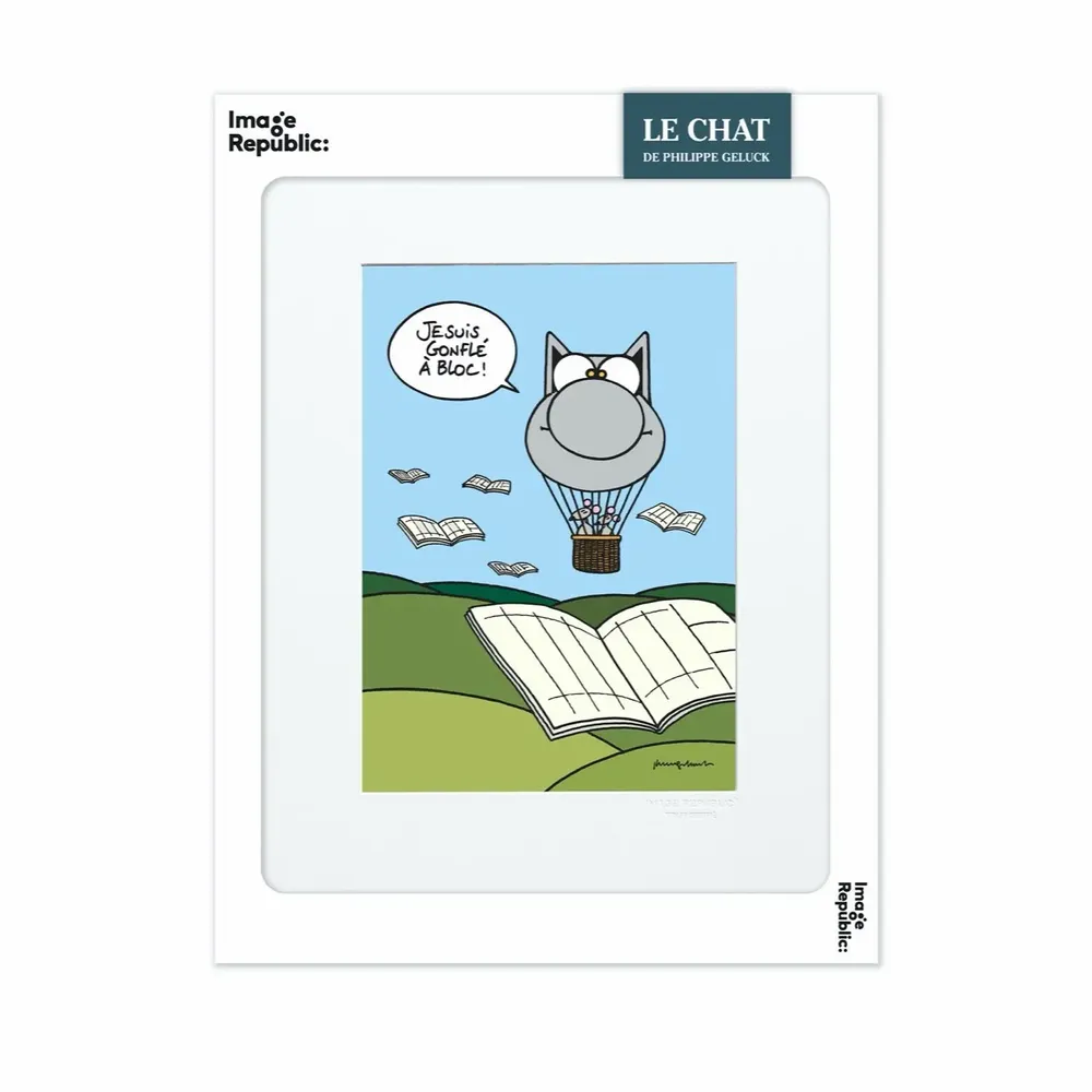 Affiches - Philippe GELUCK Le Chat - IMAGE REPUBLIC