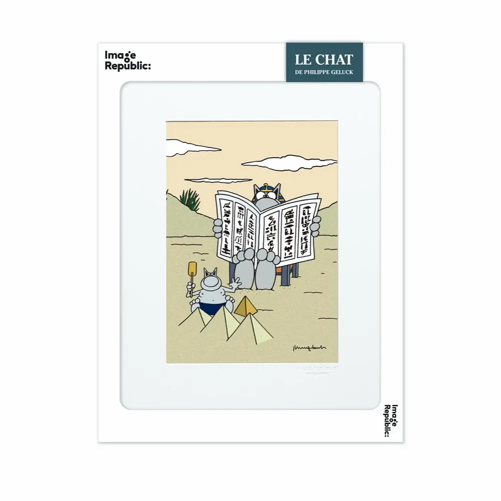Affiches - Philippe GELUCK Le Chat - IMAGE REPUBLIC