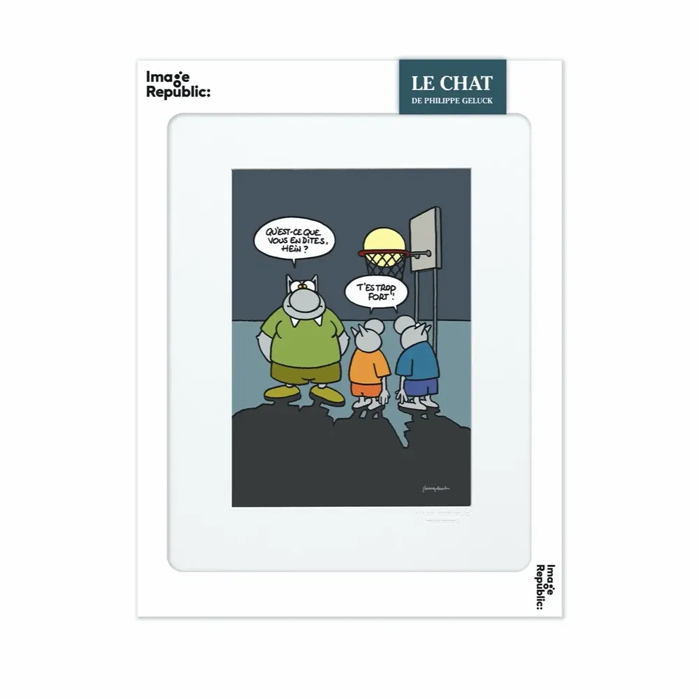 Affiches - Philippe GELUCK Le Chat - IMAGE REPUBLIC