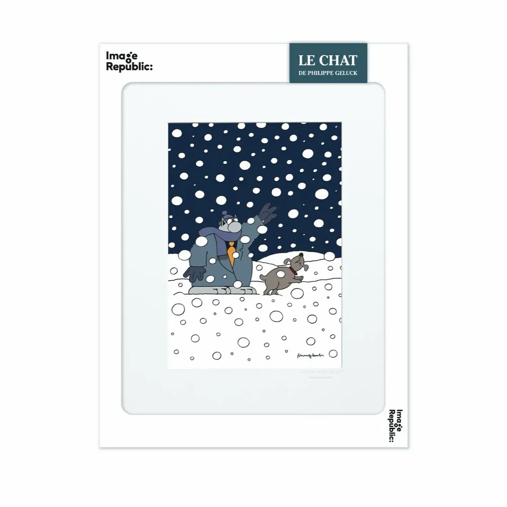Affiches - Philippe GELUCK Le Chat - IMAGE REPUBLIC