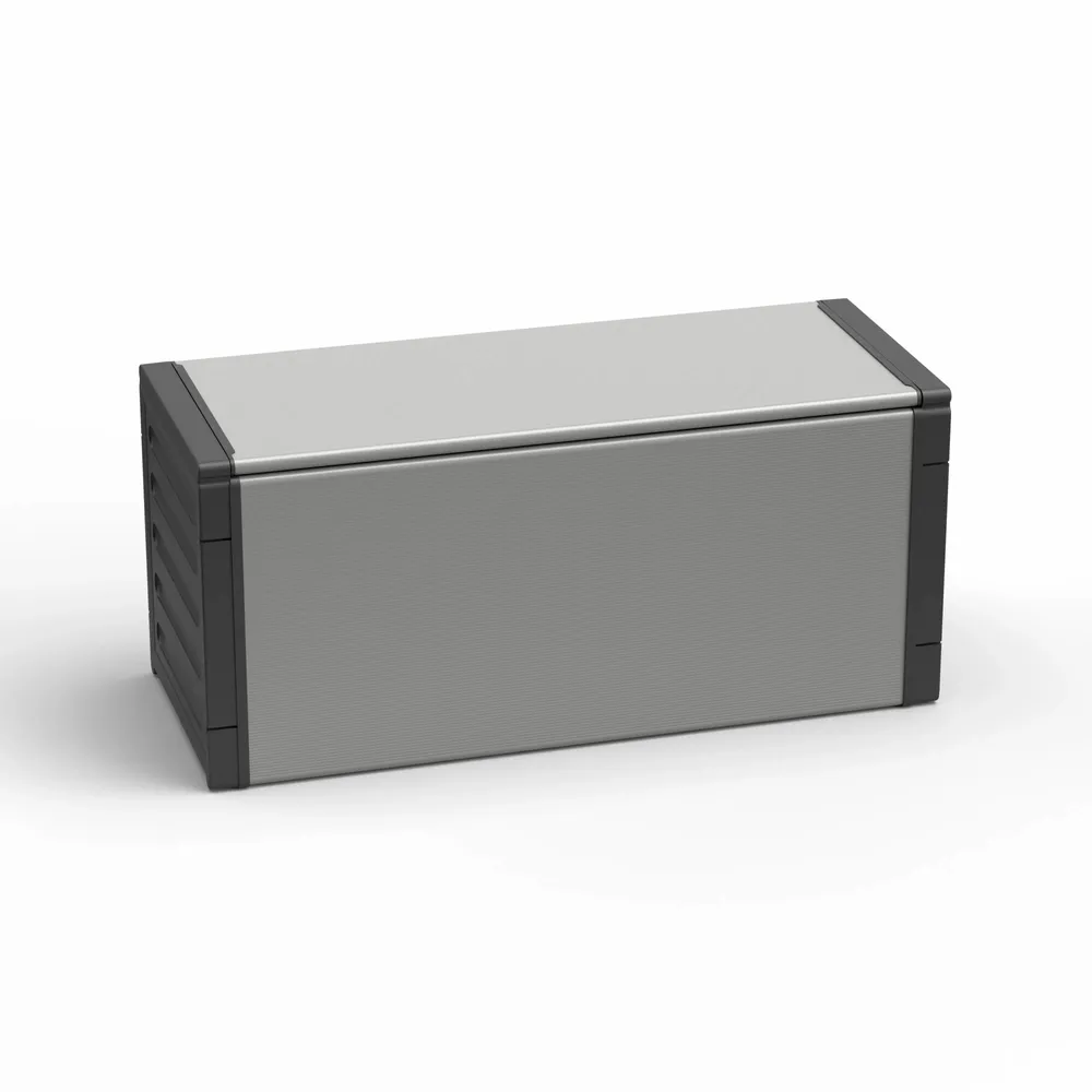Etagères - Mongardi : Coffre en résine pour le tri sélectif, Avec sacs colorés, Facile à monter, Compact, Intérieur et Extérieur, 85L × 34P × 38H cm, Gris et Noir - MONGARDI
