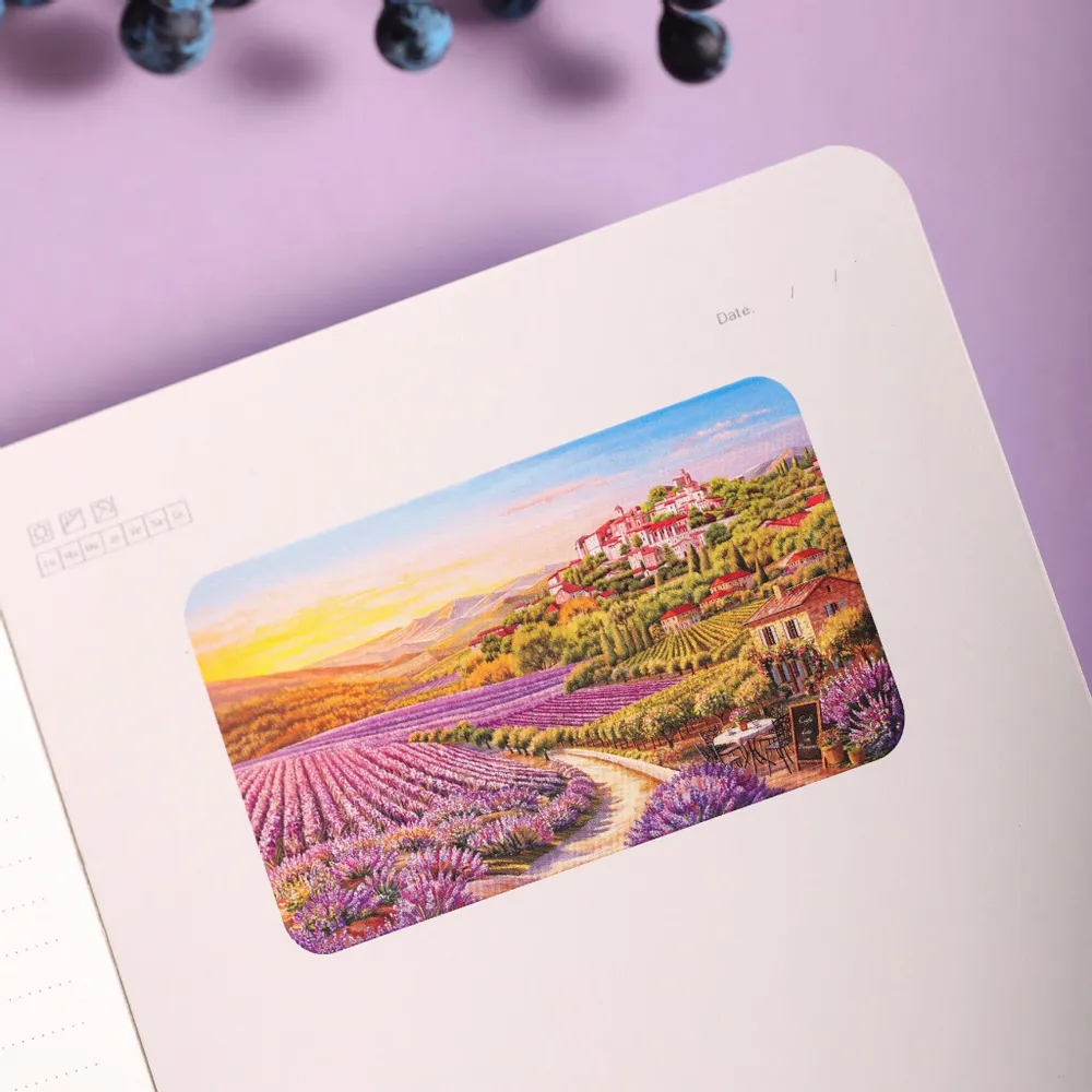 Papeterie bureau - Carnet d'art en papier 3D — Provence - BUDDHIHERZ