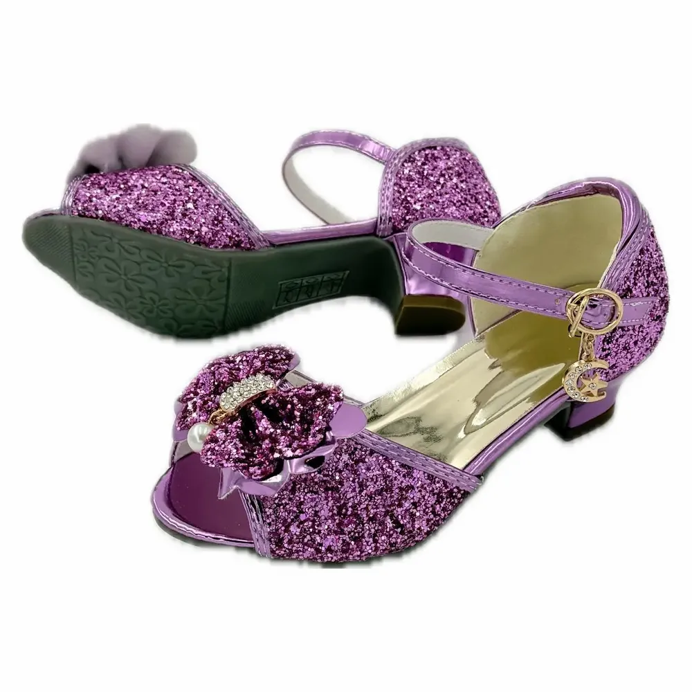 Children's dress-up - Violine Bow and Glitter Mules - LABAY