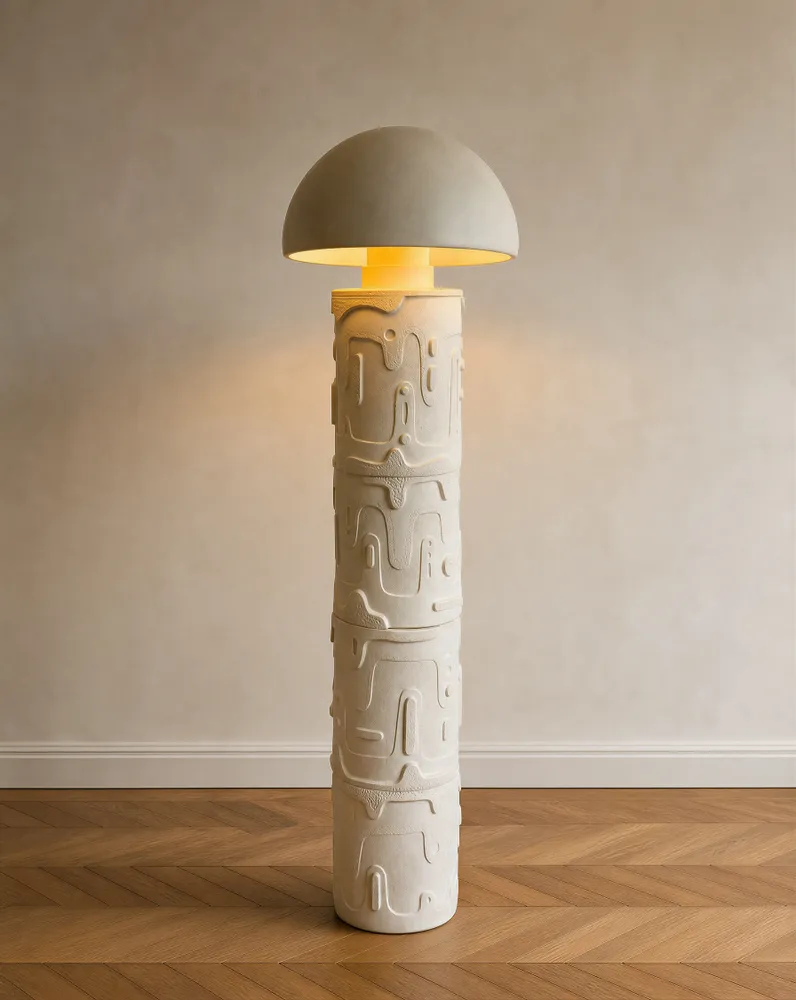 Table lamps - Light Totem — TERRAIN - SIHAM DJEBBAR CERAMICS