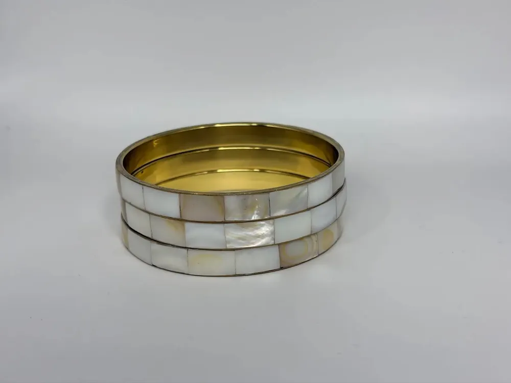 Bracelets - BRACELET NACRE BLANCHE IRISEE - JOLIE JULIE