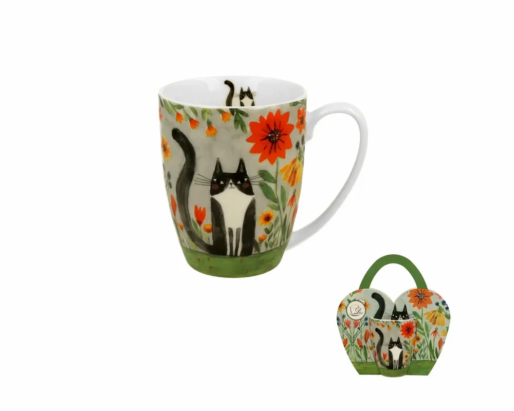 Tea and coffee accessories - mug with paper sleeve meadow - KARENA INTERNATIONAL