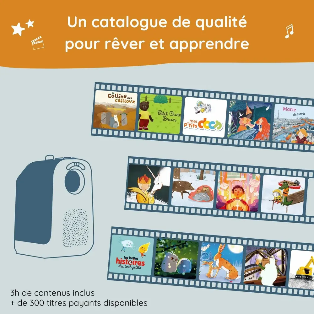 Children's games - Projecteur Tikino pour les 3-10 ans - TIKINO