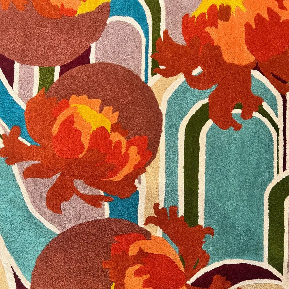 Tapis - Tapis contemporain artistique — PIÈCE UNIQUE — SPRING 1920. - ATELIER SAGRADO