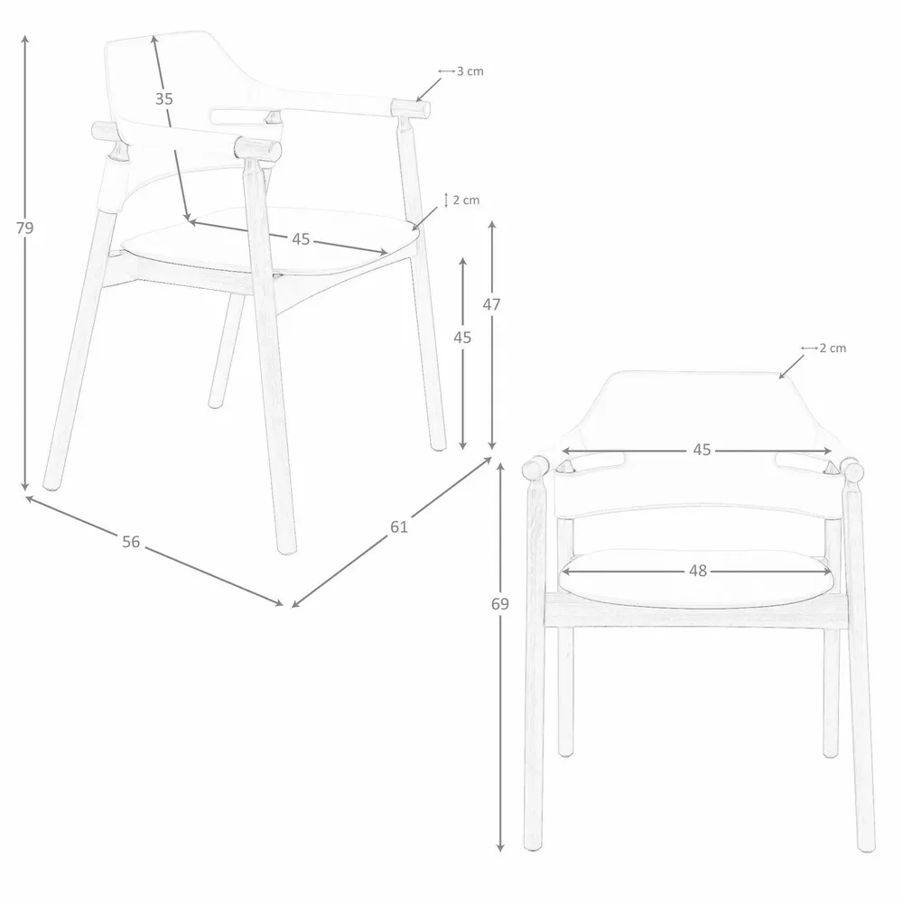 Chairs - Chair in sand-coloured regenerated leather - ANGEL CERDÁ