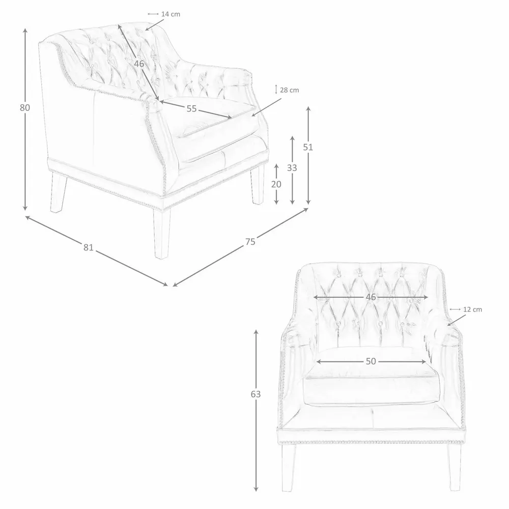 Fauteuils - Fauteuil Chester en cuir marron cognac - ANGEL CERDÁ