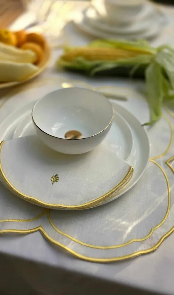 Table linen - EAR OF WHEAT - napkin, placemat and coaster - ARTIPARIS