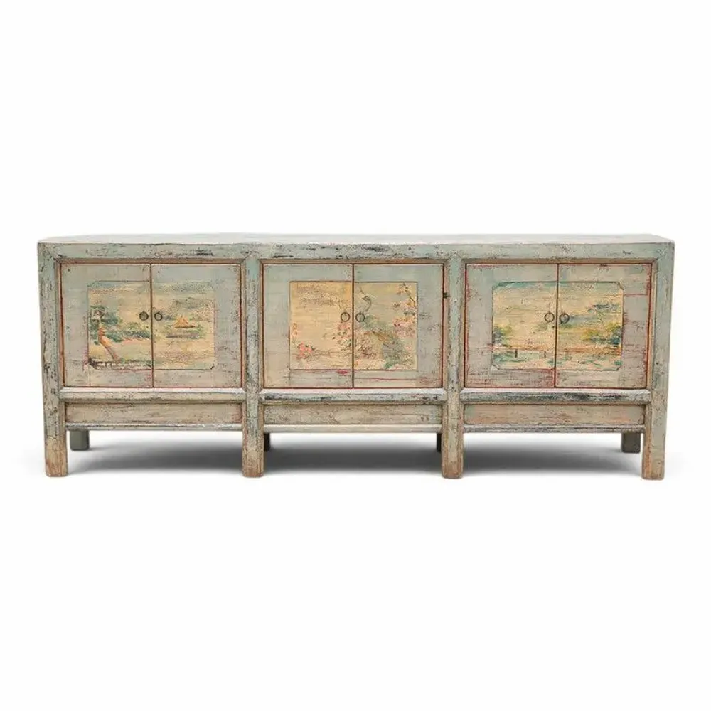 Sideboards - Old and unique lacquered sideboard - PAGODA INTERNATIONAL