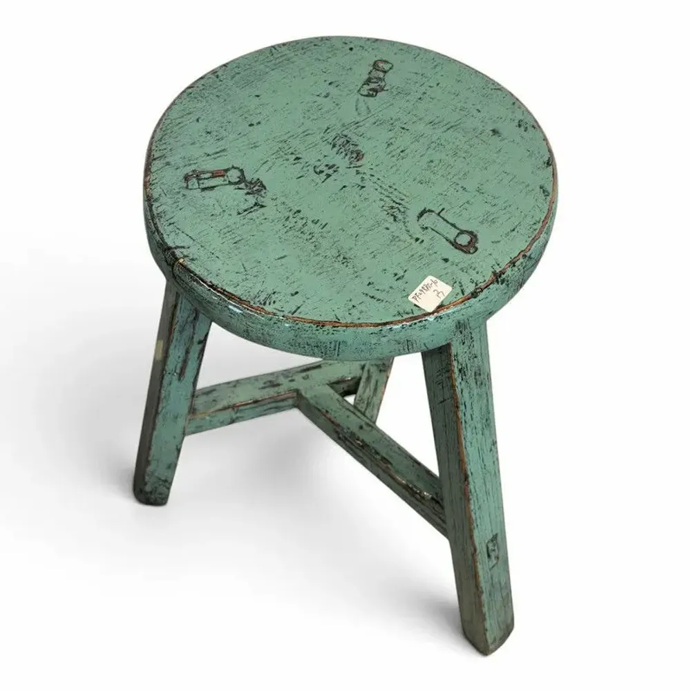 Tabourets - Tabouret rond fait main - PAGODA INTERNATIONAL
