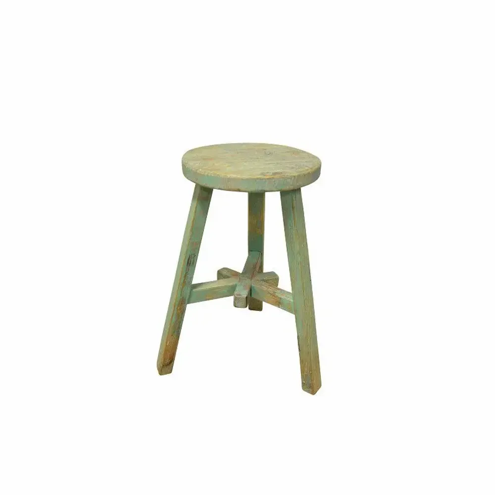 Tabourets - Tabouret rond fait main - PAGODA INTERNATIONAL