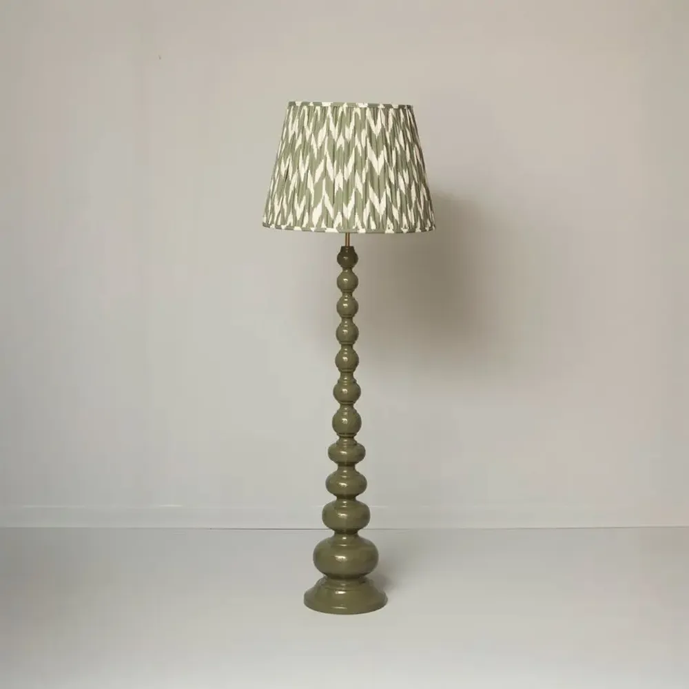 Floor lamps - Wooden FLOOR Lamp TUCANA - MAHE HOMEWARE