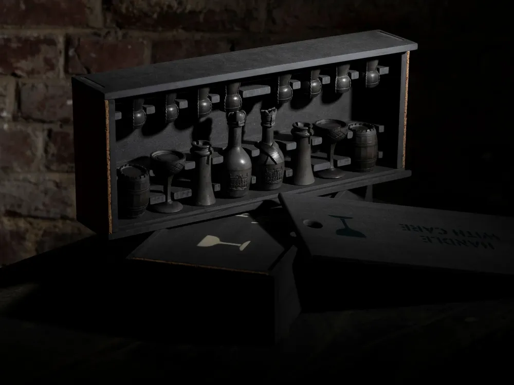 Unique pieces - Champagne Chess Set - CHESSTUDIO BY MARTIN GOUSSET