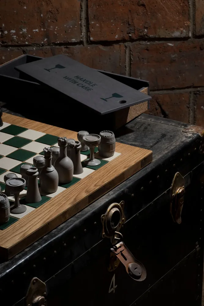 Unique pieces - Champagne Chess Set - CHESSTUDIO BY MARTIN GOUSSET