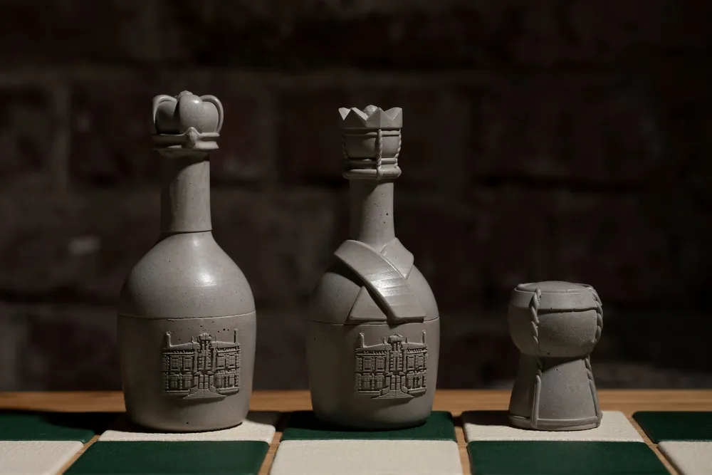 Unique pieces - Champagne Chess Set - CHESSTUDIO BY MARTIN GOUSSET