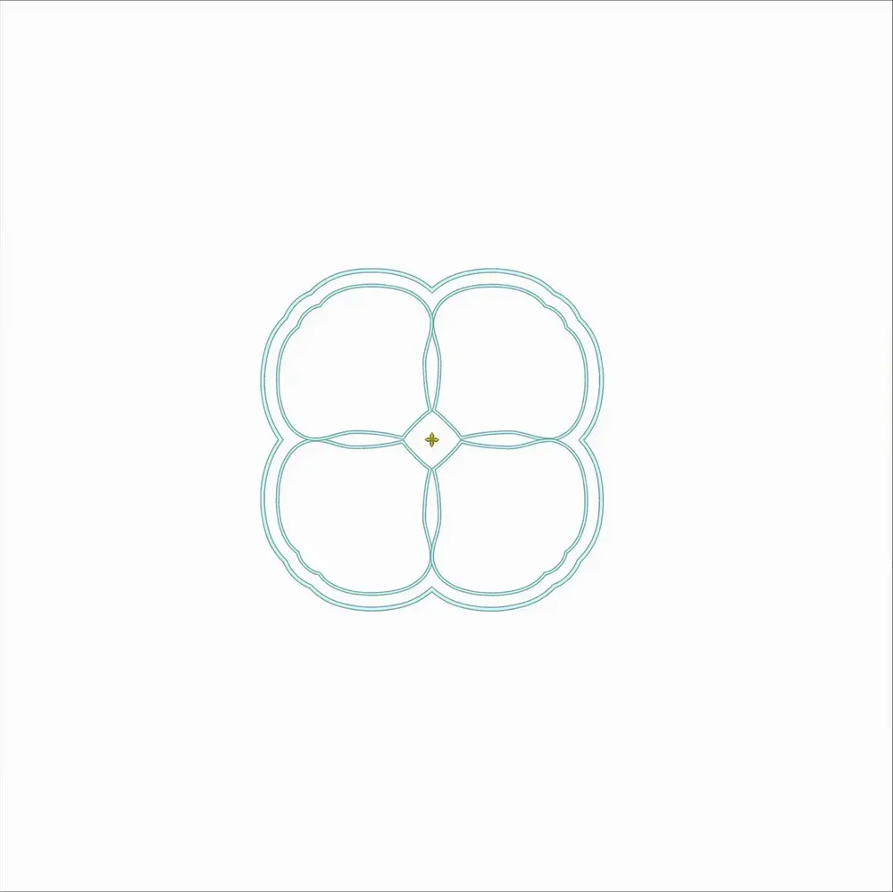 Linge de table textile - FLEUR D'HORTENSIA - serviette, set de table et dessous de verre - ARTIPARIS