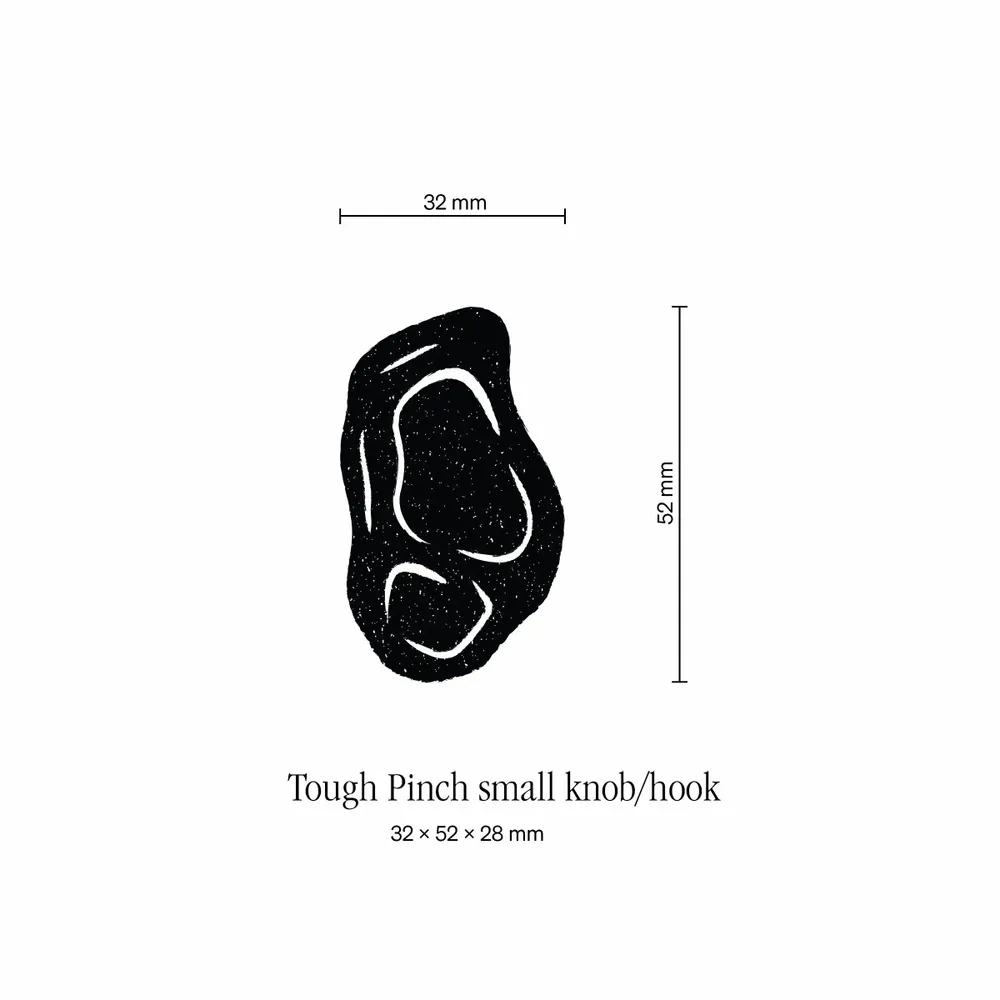 Wardrobe - Tough Pinch small knob/hook - EVAANNA