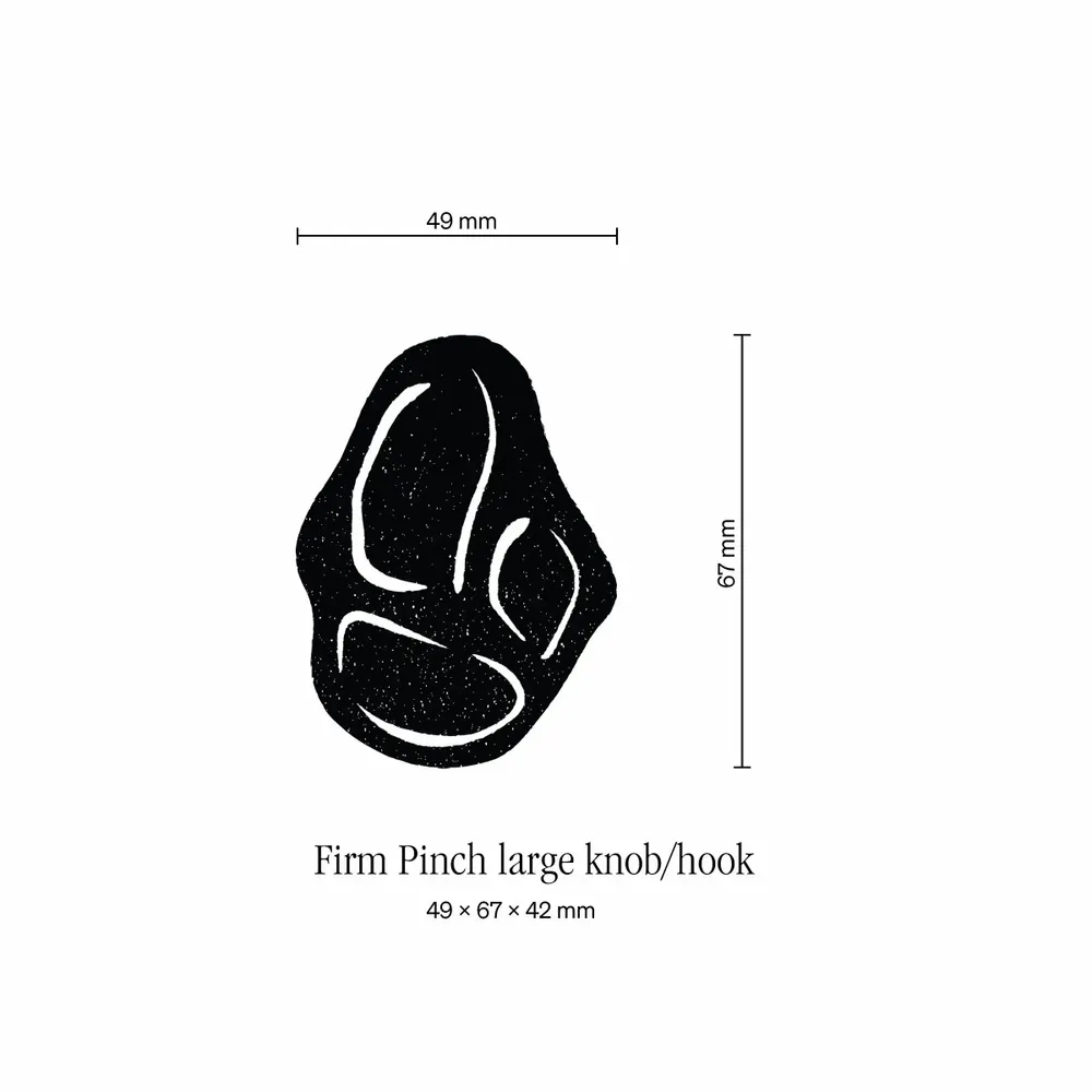 Kitchens furniture - Firm Pinch large knob/hook - EVAANNA