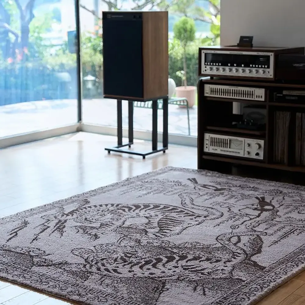Tapis - Deux paires de tapis en forme de tigre et de pagpies - BON`EE(LIVING ART BRAND)
