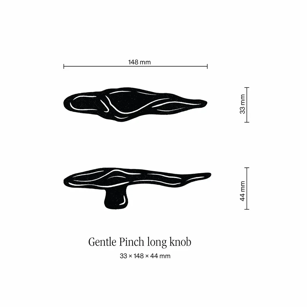 Wardrobe - Gentle Pinch long knob - EVAANNA