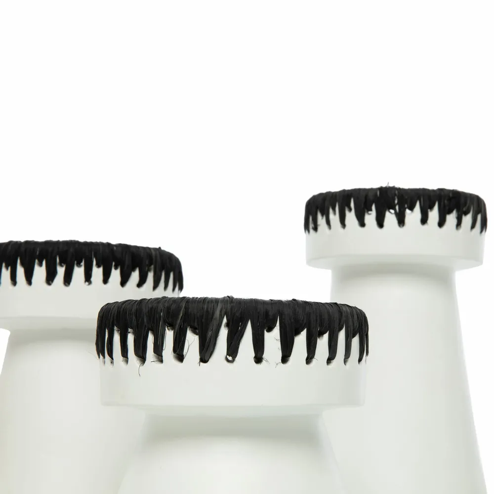 Candlesticks and candle holders - The Pretty Candle Holder - White Black - M - BAZAR BIZAR LIVING